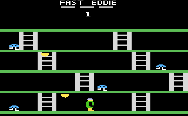 Fast Eddy op de Atari